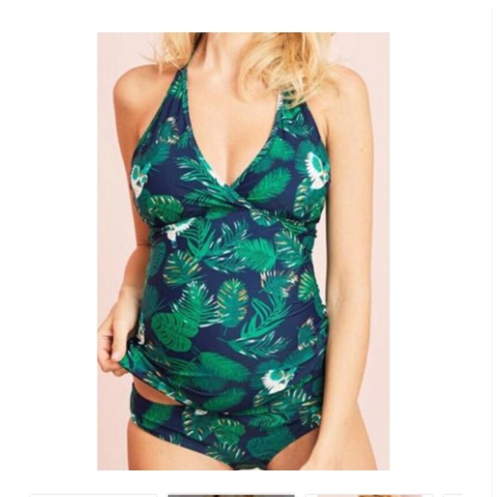 Plus Size Maternity Tankini *LIQUIDATION*
